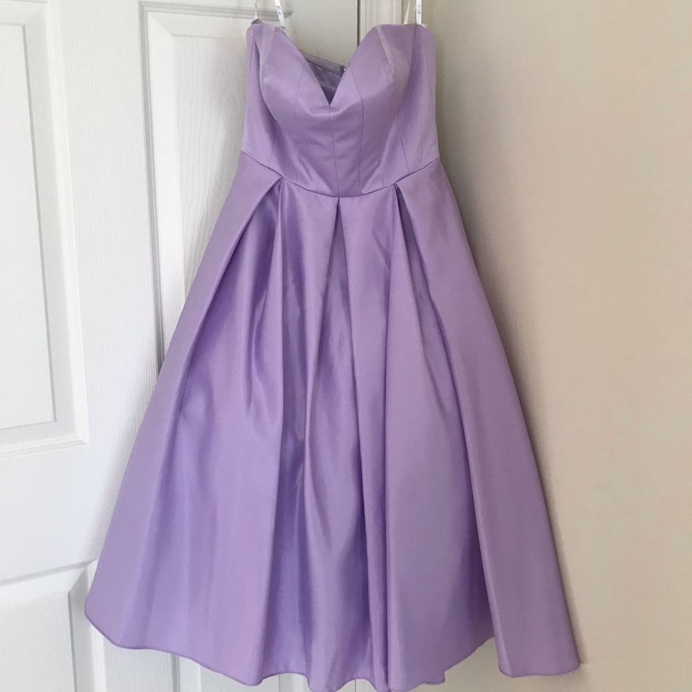 Purple camille cocktail dress